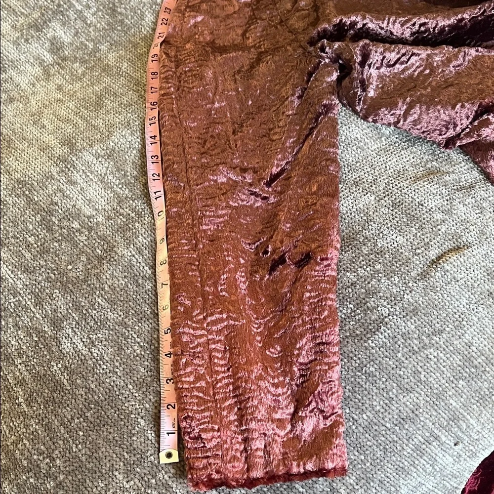 Peck & Peck Vintage Burgundy Velvet Blazer Petite M